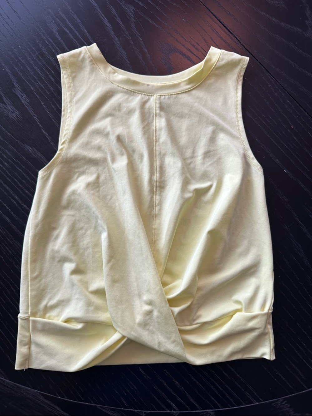Reel Legends Light Yellow Twist-Front Tank Top